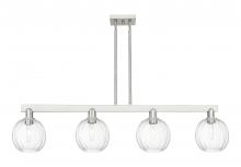 Innovations Lighting 716-4I-SN-G458-7CL - Preston - 4 Light - 48 inch - Brushed Satin Nickel - Cord hung - Island Light
