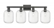 Innovations Lighting 716-4W-BK-G460-7CL - Preston - 4 Light - 36 inch - Matte Black - Bath Vanity Light
