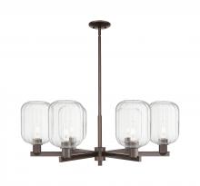 Innovations Lighting 716-6CR-OB-G460-7CL - Preston - 6 Light - 24 inch - Oil Rubbed Bronze - Chandelier