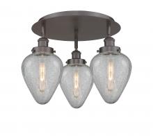 Innovations Lighting 916-3C-OB-G165 - Geneseo - 3 Light - 18 inch - Oil Rubbed Bronze - Flush Mount
