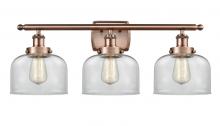 Innovations Lighting 916-3W-AC-G72 - Bell - 3 Light - 28 inch - Antique Copper - Bath Vanity Light