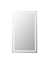 Elegant MRE83660 - Riven 60x36 LED Mirror, Adjustable Color 3000K/4200K/6400K